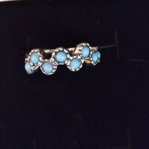 Sterling silver S925 turquoise ring.